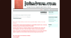 Desktop Screenshot of johnbwu.com