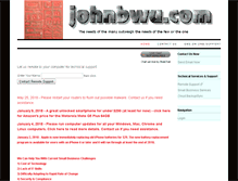 Tablet Screenshot of johnbwu.com